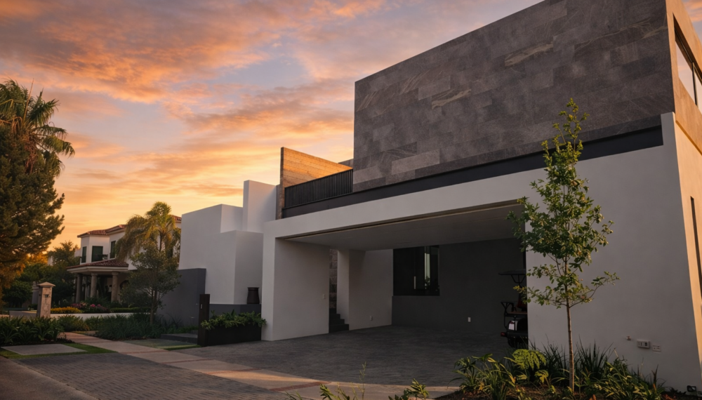 Diseño de fachada exterior para proyecto residencial H18